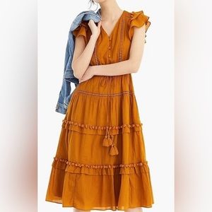 Point Sur by JCrew pom pom dress.